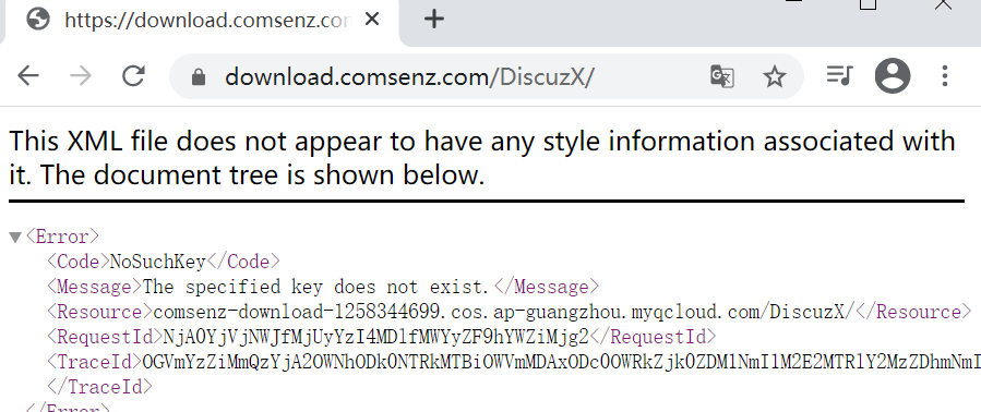 輸入地址報以下截圖錯誤，怎么辦？
