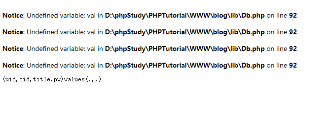 $fields = $values = [];這條代碼一直定義不了，一直報錯，老師的源碼也是被報錯的,執行不了,請問該怎么解決這個問題