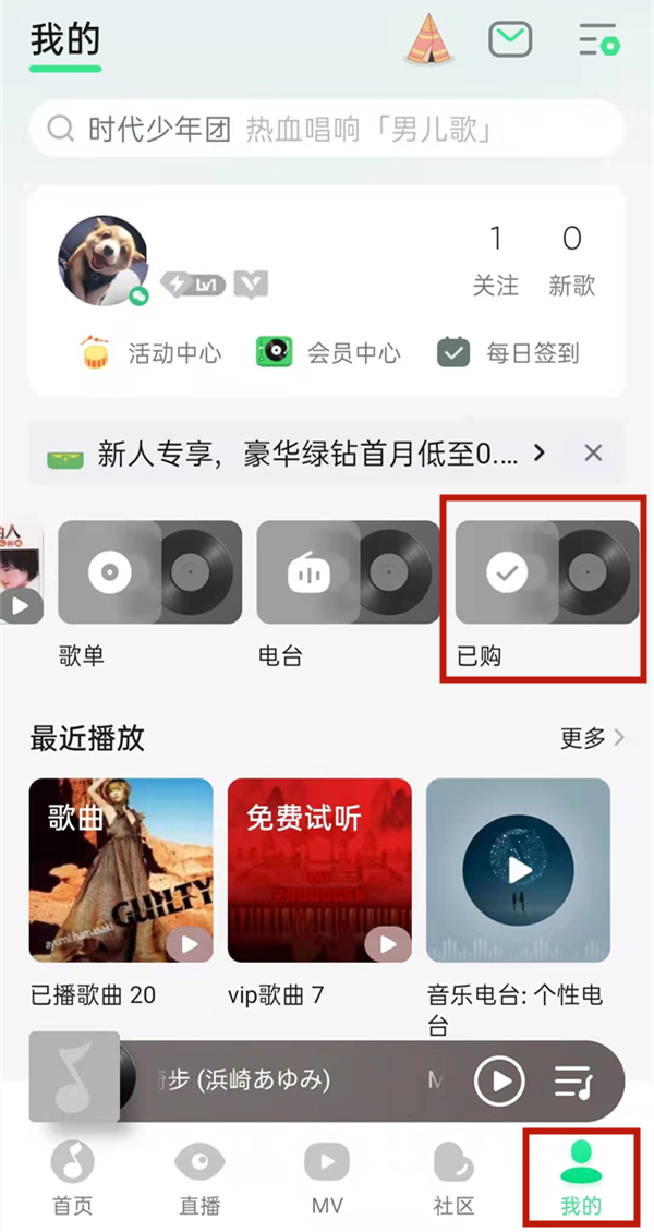 qq音樂音樂包在哪里看