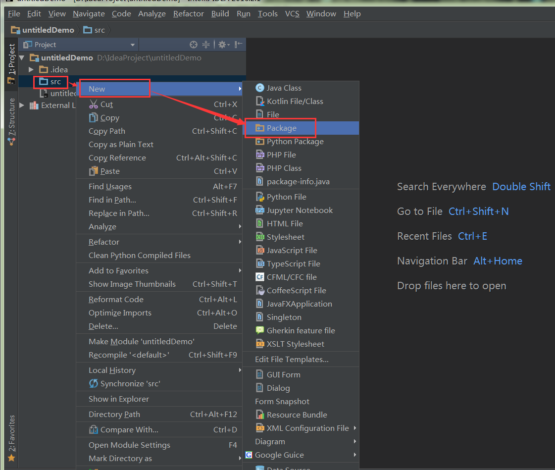 使用IDEA創建java項目的步驟詳解（hello word）