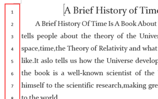Word文檔怎么添加行號設置？