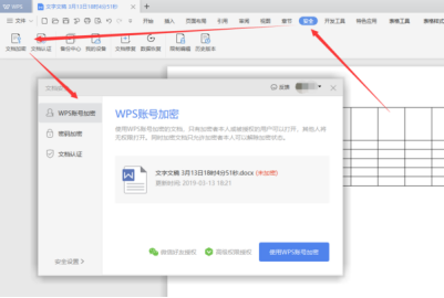 wps加密碼怎么設置？