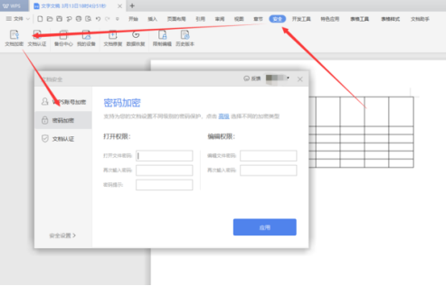 wps加密碼怎么設置？