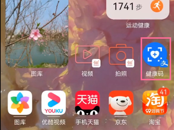 華為手機(jī)支付寶健康碼怎么添加到桌面