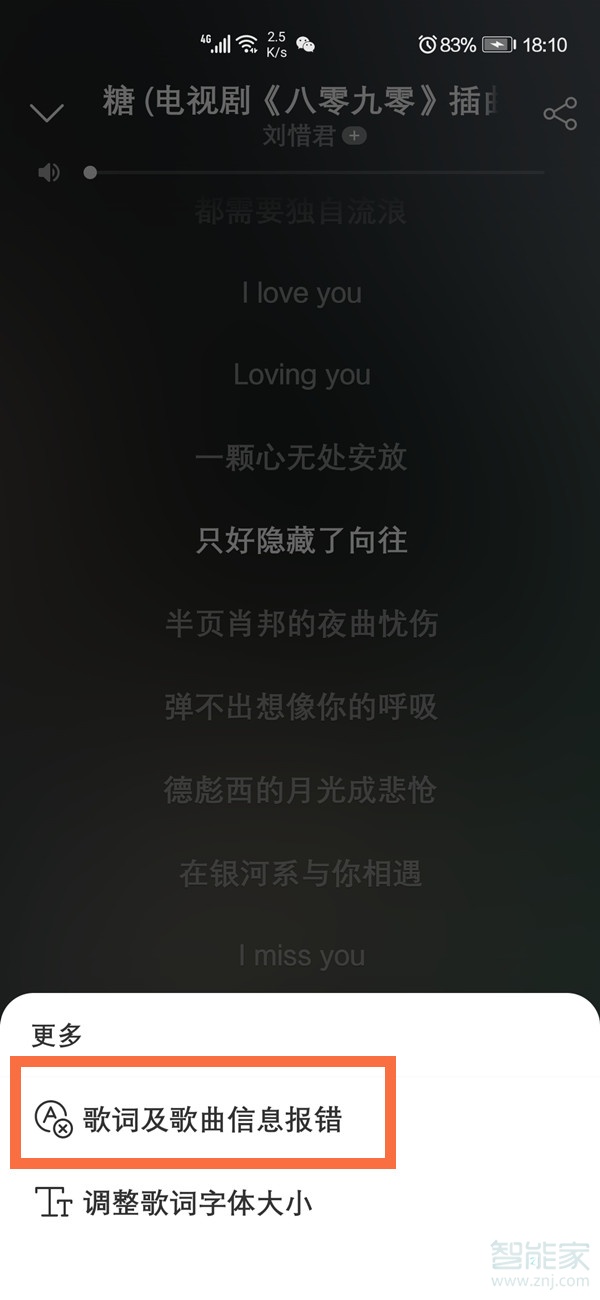 網易云歌詞速度怎么調