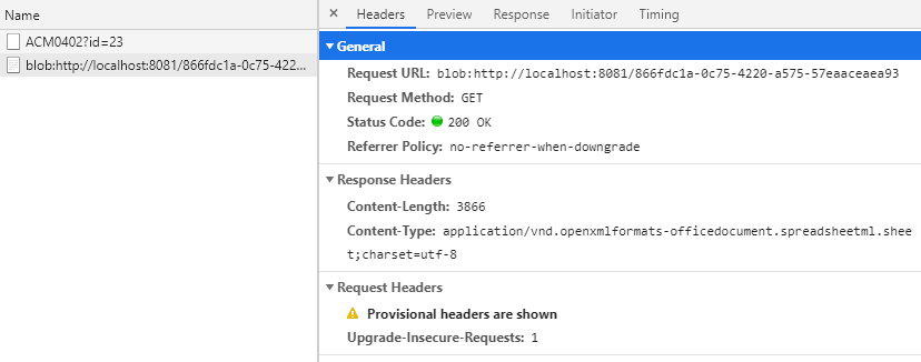 Vue通過Blob對象實現導出Excel功能示例代碼