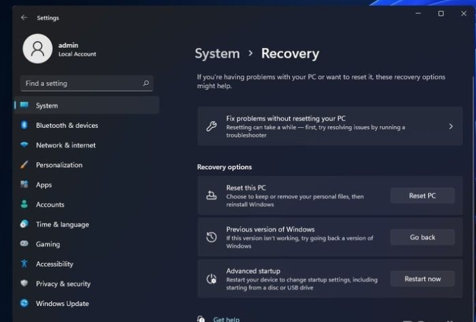 Win11超過時間如何退回Win10？Win11超過時間退回Win10的方法