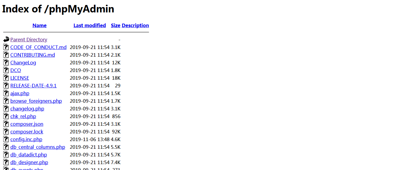 phpmyadmin不跳出登錄頁面