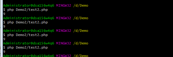 報錯 Fatal error: Cannot declare function Demo2est because the name is already in use in