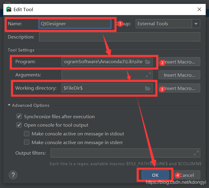 python3+PyQt5+Qt Designer實現界面可視化