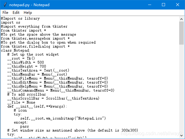 教你如何使用Python Tkinter庫制作記事本