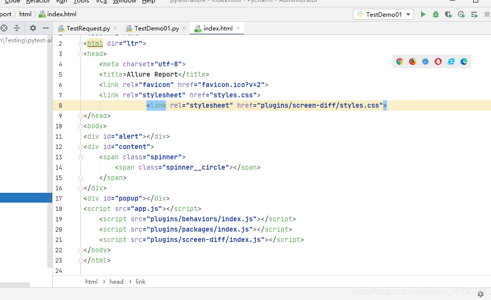 allure結合python生成測試報告教程