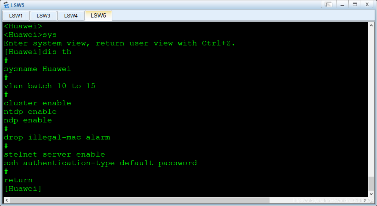 Python實現網絡自動化eNSP