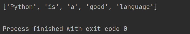 python spilt()分隔字符串的實現示例