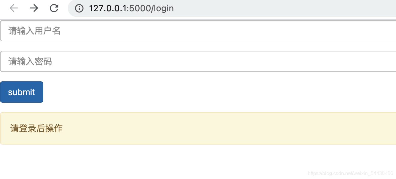 Python Flask基礎到登錄功能的實現代碼
