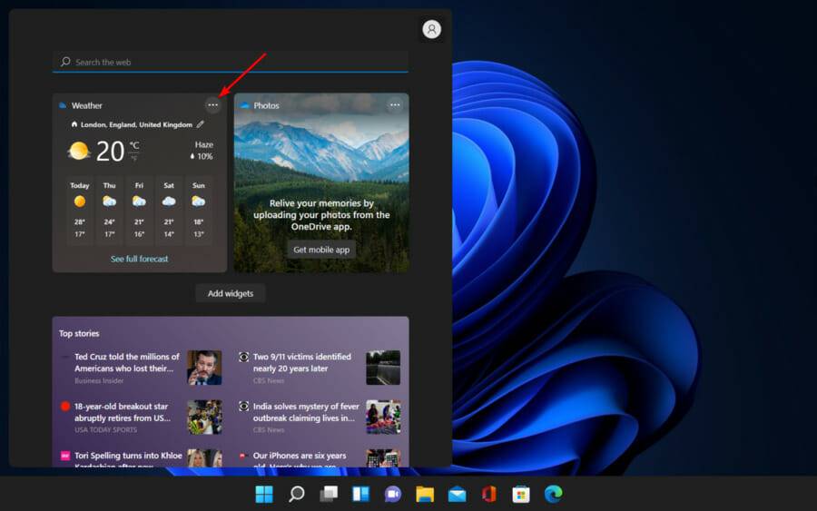 Win11如何刪除天氣小部件？Win11刪除天氣小部件的方法