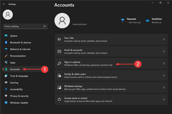如何在Windows 11中更改密碼和用戶名？