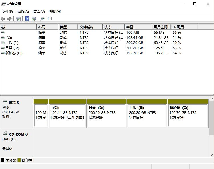 Win11電腦磁盤分區的方法