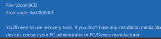 Win10藍屏winload.efi 0xc000000f如何修復？