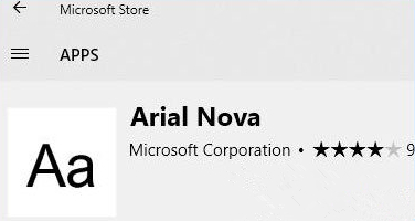 Win10如何從微軟商店下載字體？Win10從微軟商店下載字體的方法