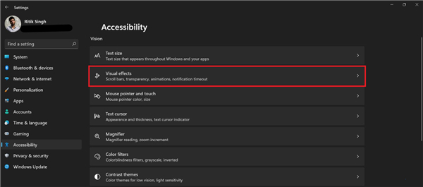 Window11如何禁用透明任務(wù)欄？Win11停用透明度效果教程