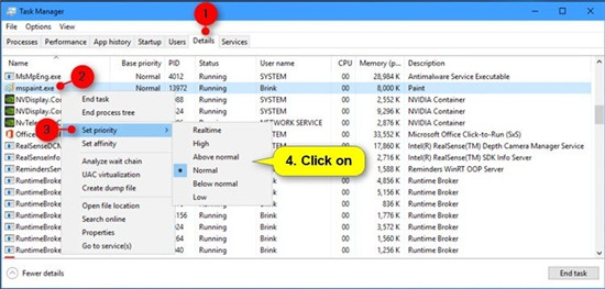 怎么在Windows10中為應用程序設置CPU進程優先級Windows？