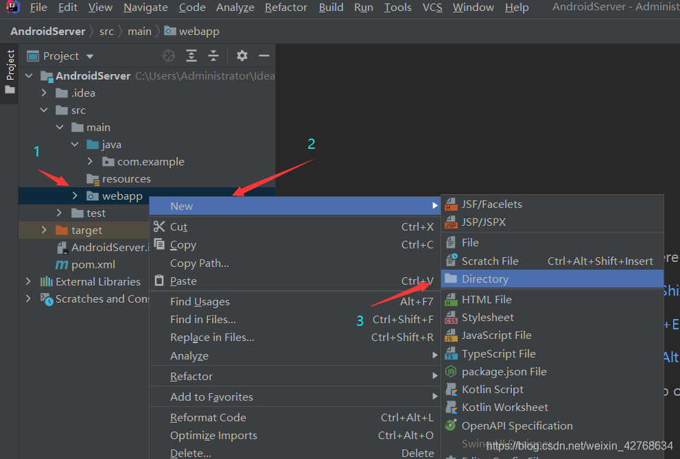 android 仿微信demo——微信消息界面實現(服務端)