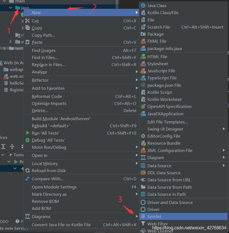 android 仿微信demo——注冊(cè)功能實(shí)現(xiàn)(服務(wù)端)