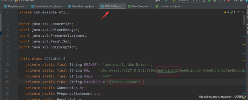 android 仿微信demo——注冊(cè)功能實(shí)現(xiàn)(服務(wù)端)