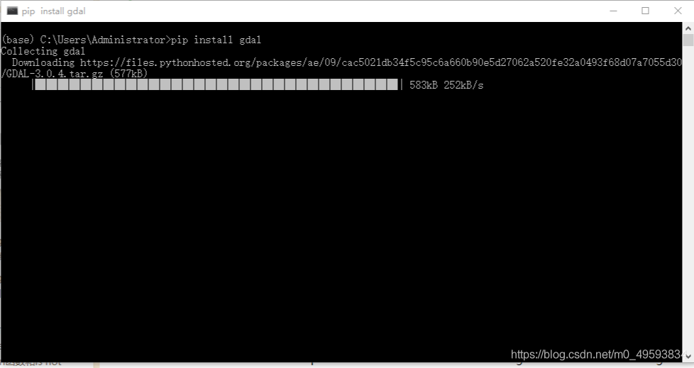 Python中Anaconda3 安裝gdal庫的方法