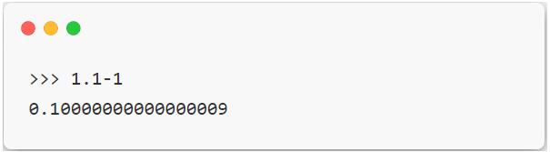 聊聊Python中的浮點(diǎn)數(shù)運(yùn)算不準(zhǔn)確問題