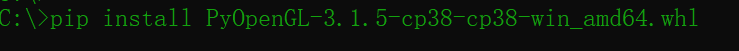 Python安裝配置OpenGL環境的全過程記錄