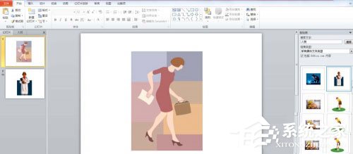 PPT中圖片怎么添加隨機線條效果？PPT中圖片添加隨機線條效果的方法