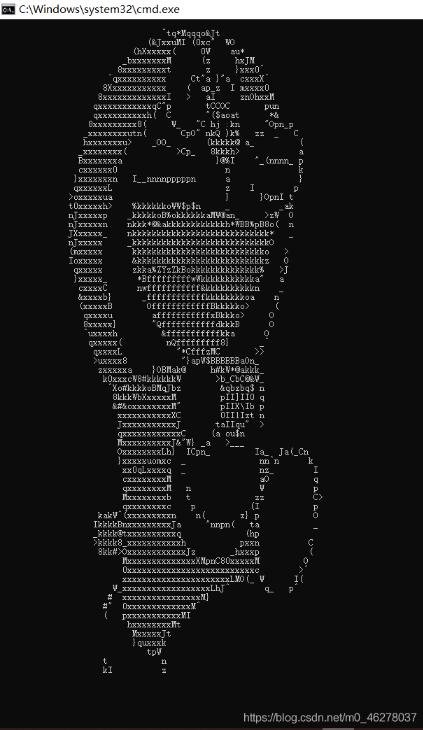 python實現圖片轉字符畫