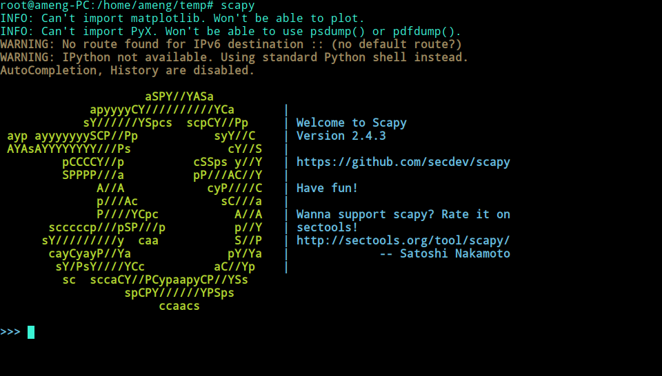 python使用scapy模塊實現ping掃描的過程詳解