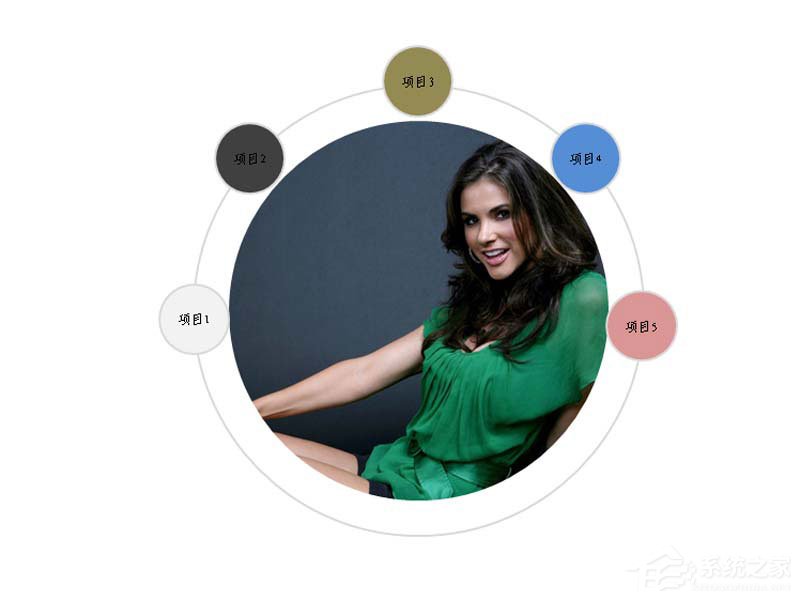 ppt中怎么設計環形圖片排版？ppt設計環形圖片排版的方法