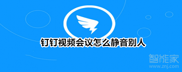釘釘視頻會議怎么靜音別人
