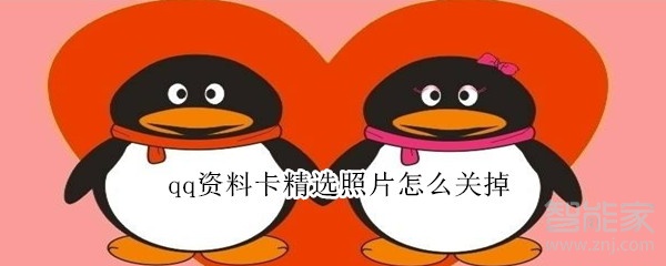 qq資料卡精選照片怎么關掉