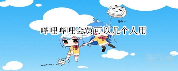 嗶哩嗶哩會員可以幾個人用