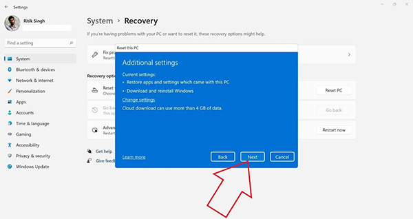 如何在不丟失文件的情況下快速重置Win11？