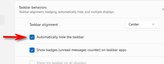 如何在Windows11上隱藏任務欄？Windows11上隱藏任務欄方法