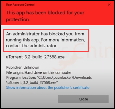 如何修復Windows10中的“此應用程序已被阻止以保護您”？