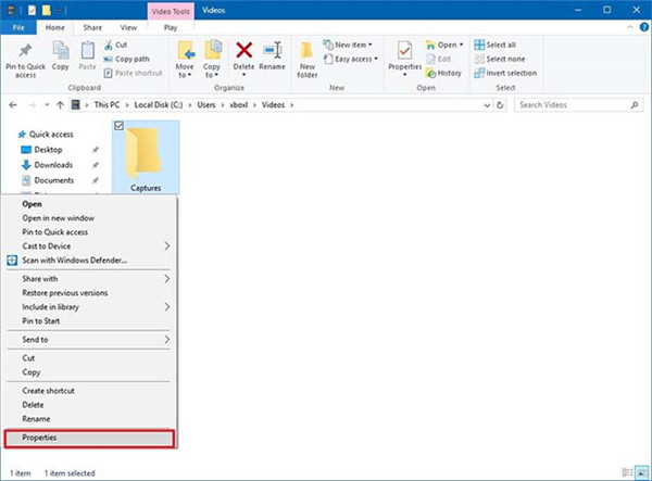 Win10怎么更改捕獲文件夾位置？Win10更改捕獲文件夾位置的方法