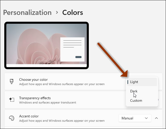 Win11系統黑暗模式怎么設置？