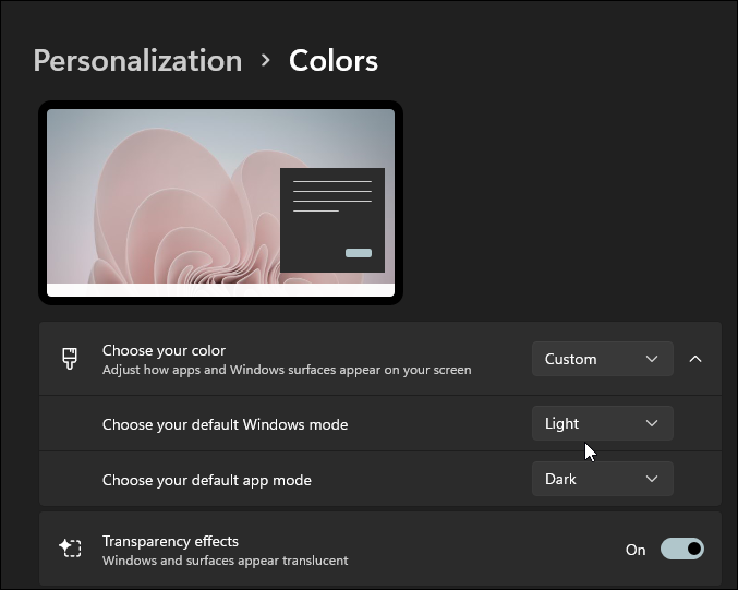 Win11系統黑暗模式怎么設置？