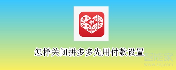 怎樣關閉拼多多先用付款設置