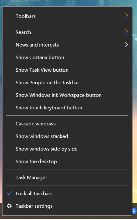 Win10任務欄右鍵菜單變成了英文怎么辦？