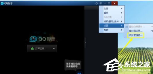 QQ影音自定義皮膚的操作方法分享
