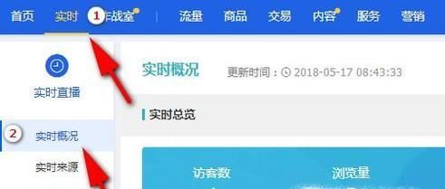 淘寶生意參謀實時概況訪客數和瀏覽量什么意思