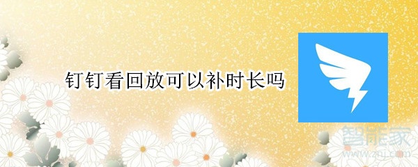 釘釘看回放可以補時長嗎